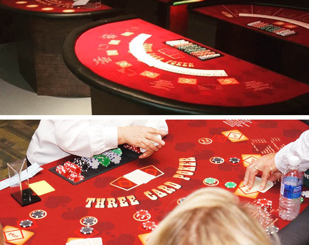 Banff and Lake Louise, AB Rent a Three Card Poker Table for Your Party or Event! Hire a Three Card Poker Table. Our Vegas-quality Three Card Poker table rentals are the nicest in Banff and Lake Louise, AB. Three Card Poker tournament event hire also available...