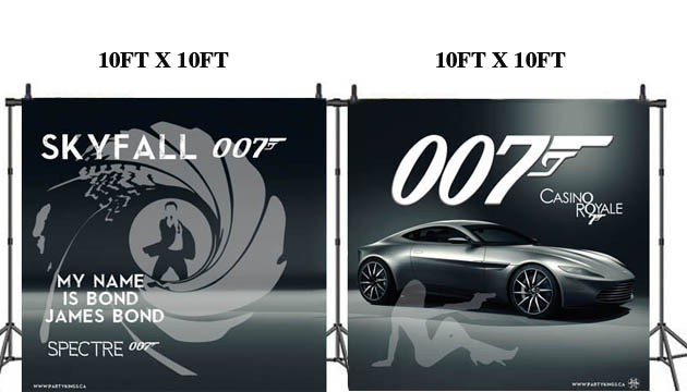 Banff and Lake Louise, AB rent James bond backdrops rental, Casino Royale Themed Decorations and Props - Fun Event Party Kings in Banff and Lake Louise, AB. James bond party decorations | bond red crpet entrance 007 casino party hire...