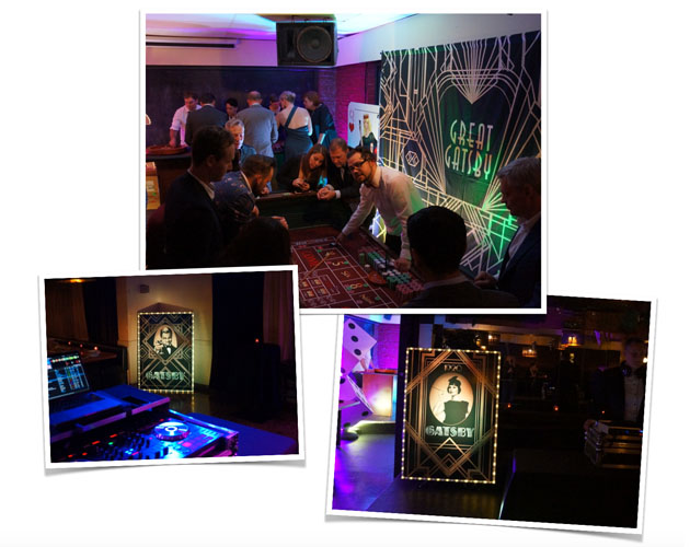 Banff and Lake Louise, AB Rental Great Gatsby 1920’s theme night Decorations rental. 1920’s theme nights can come in a variety of styles themed parties & events. 1920’S Gatsby themed party a success Banff and Lake Louise, AB...