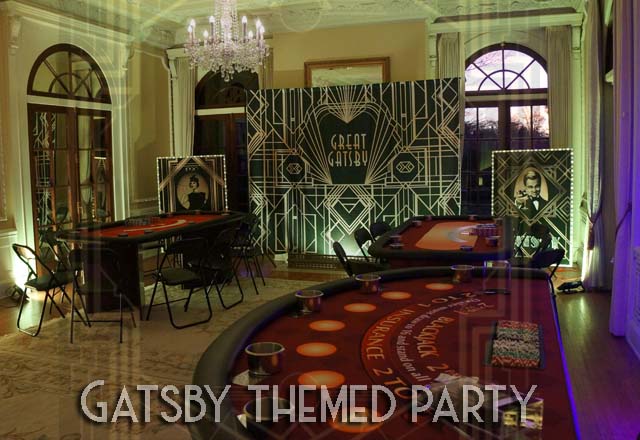 Banff and Lake Louise, AB Rental Great Gatsby 1920’s theme night Decorations rental. 1920’s theme nights can come in a variety of styles themed parties & events. 1920’S Gatsby themed party a success Banff and Lake Louise, AB...